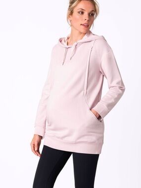 Seraphine Pernella Blush Pink Maternity Nursing Hoodie